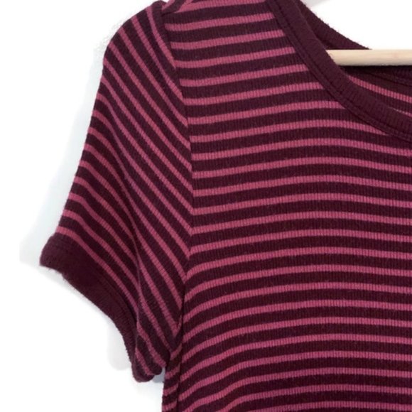 GAP dress short sleeve horizontal stripe - Pink & Purple - Picture 2 of 2